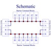 Barrier Terminal Block Power Distribution Module (2x6 Position, Screw Mount)