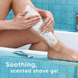 Gillette Venus Gillette Venus Relaxing Coconut Shave Gel, Women's, Shaving Cream, 7 oz Pack of 6 (42 oz total)