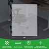 100pointONE Office Chair Mat for Low Pile Carpet Floor, Clear