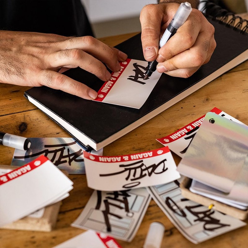 Montana Colors MTN WTF Stickers Again & Again, 50 Stickers