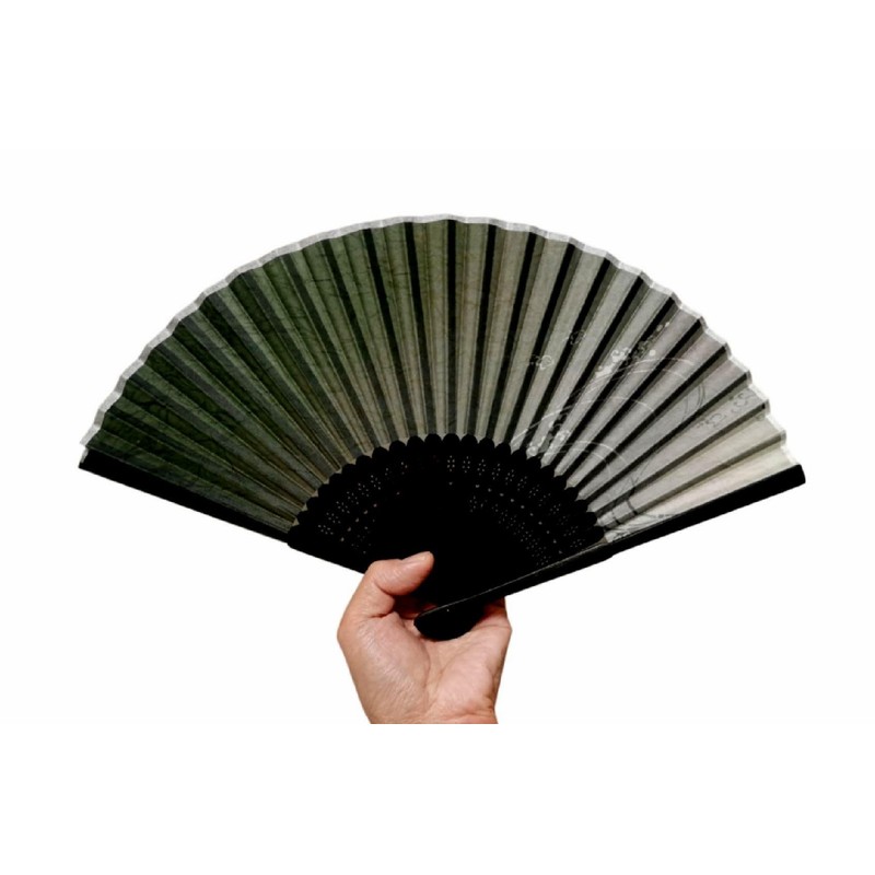 VX Gradient Men's Lightweight Hand Fan with Fan Bag (VXGBL-032)