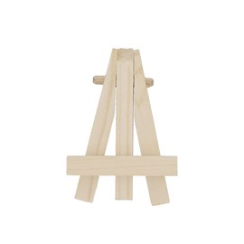 Daio Seisakusho Mini Easel, Tabletop Easel, Stand, Mini Easel, Wooden, Mini Tripod Easel, Folding, Photo Display, Paintings, 2.0 x 2.8 inches (50 x 70 mm), Natural 1 Piece