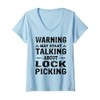 Lockpick - Warning may start talking about Lockpicking V-Neck T-Shirt