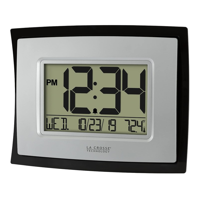 La Crosse Technology Wall/Table Clock, 6.85-inch H x 8.66-inch W