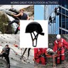 RK-SAFETY Adjustable ABS Climbing Helmet, 6-Point Suspension, Designed for Climbing,