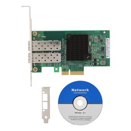 Gigabit Ports Server Adapter Dual Port for Intel I350AM4 PCI E X4 i350-2SFP Fiber Network Card