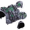 iplusmile 3pcs train railway train cave tunnel plastic rockery tunnel