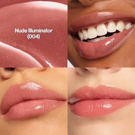 REVLON Bálsamo de brillo de vidrio súper brillante, bálsamo labial teñido brillante transparente, fórmula hidratante con ácido hialurónico, aloe y cua