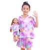 ICOSY Matching Doll & Girls Pajamas Silk Kids Pjs 2