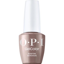 OPI GelColor Bonfire Serenade | Opaque Dark Neutral Crème UV Cure Gel Nail Polish | Vegan & HEMA Free, Long Lasting, High Shine