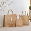 Nippon Chuko Jute Square Tote Bag, L Size (H x