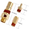 Hromee Air Compressor Replacement Components Brass 1/2 Inch MNPT Compressor