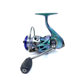 Cinnetic Predator Spinning Reel Sereis, Size 100/200/300/400, Waterproof Design, 7SS+1, Graphite Body and Hollow Rotor, Machined Aluminum Spool and Handle, Premium Components (200)