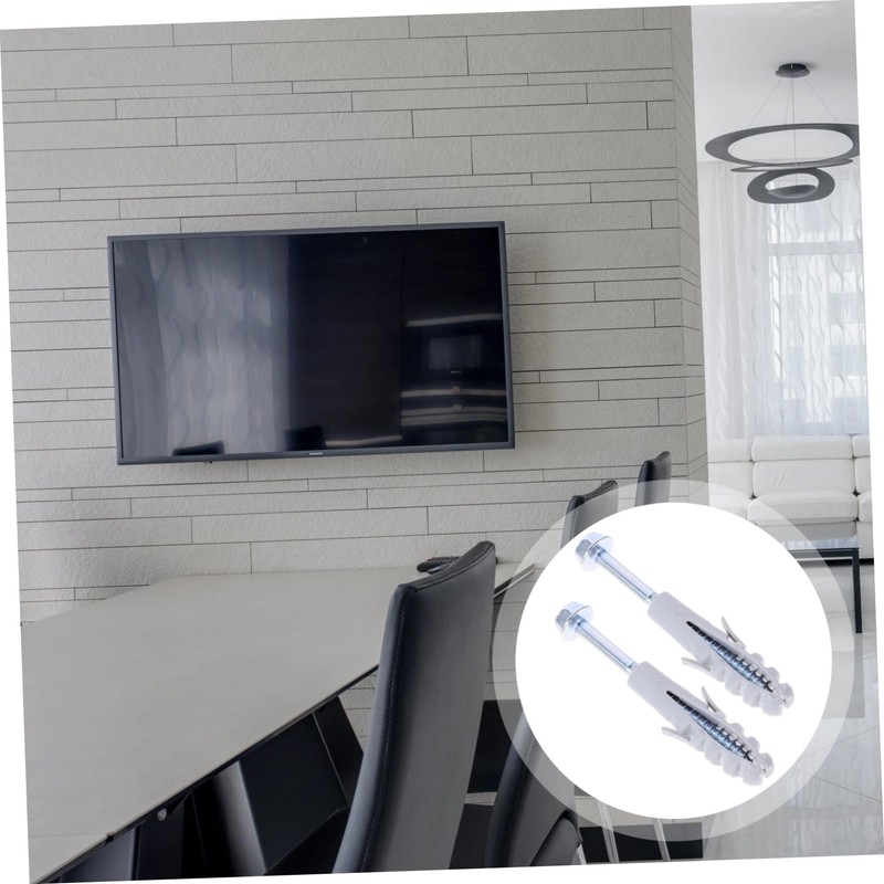 Mobestech 10sets Tv Mount Anchors and Screws for Easy Installation
