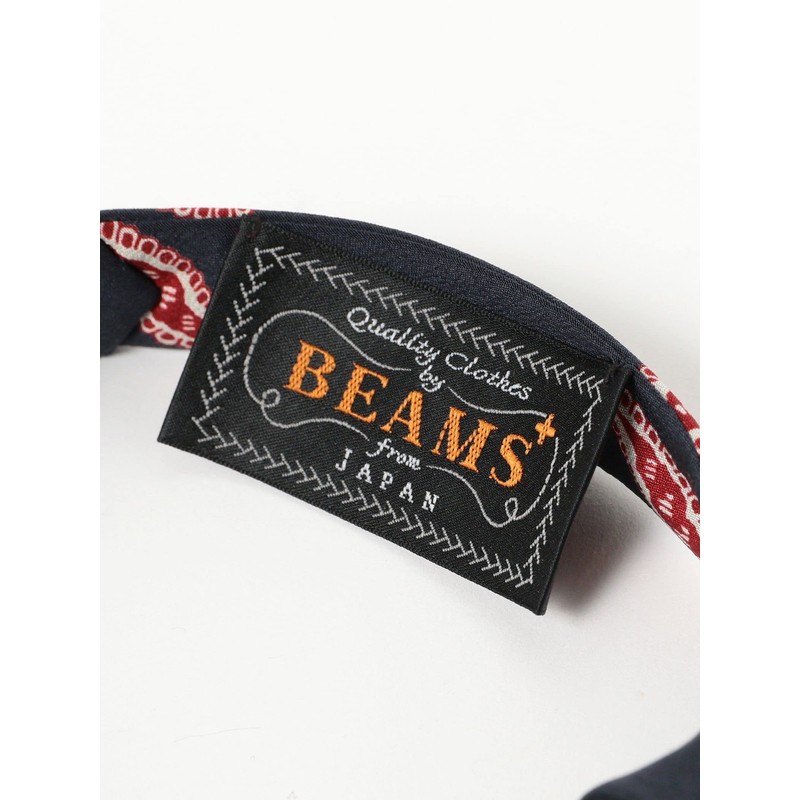 Beams Plus Necktie, Printed Paisley, Bowtie, Men's, navy