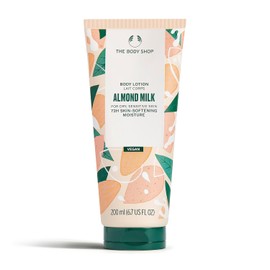 The Body Shop Loción corporal de leche de almendras y miel, 6.75 onzas líquidas