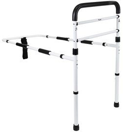Vaunn Medical Bed Assist Rail for Elderly, Height Adjustable Grab Bar Handle