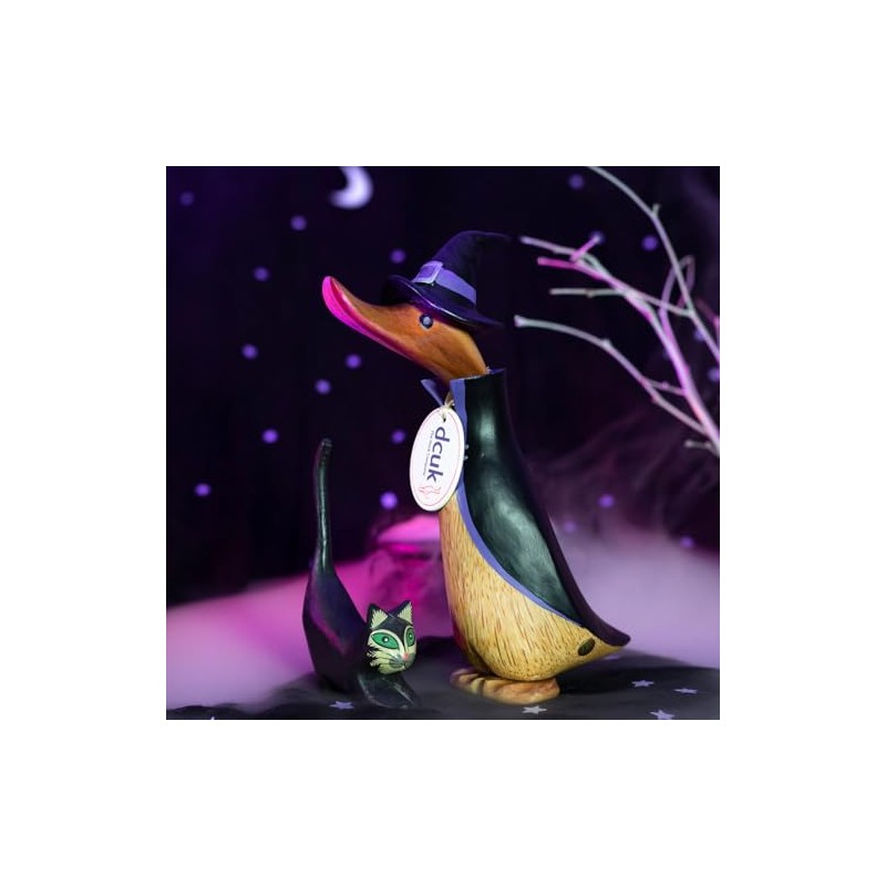 DCUK Natural Wooden Duck Ornament