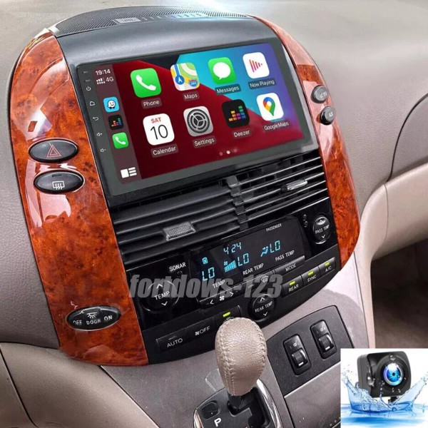 fortdows-123 For Toyota Sienna 2004-2010 Android 13 Apple CarPlay Car