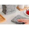 10pcs Bamboo Charcoal Microfibre Towels | Ultra-Absorbent Microfibre Cleaning Cloths