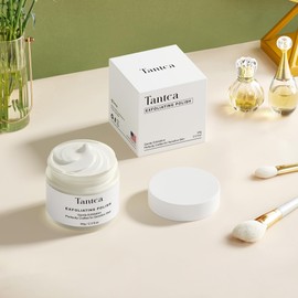 Microdermabrasion Facial Scrub with Rice Extract – Gentle Face Exfoliator for Instantly Smooth & Radiant Skin, Salicylic Acid & Papain to Improve Skin Texture, Blackheads, Refine Pores, 2.3 fl oz