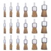 Mixiflor 18 Pack Wire End Brush Set, Brass Wire Brush