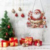 DOMROM Santa Claus Diamond Art Painting Hanging Kit for Adults