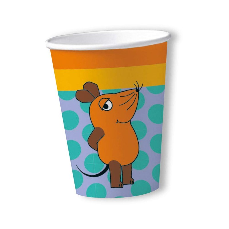 dh-konzept/spielum 68-Piece Party Set - The Mouse - Plates Cups