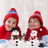9 Pack Build a Snowman Kit Snowman Crafts for Kids,Modeling