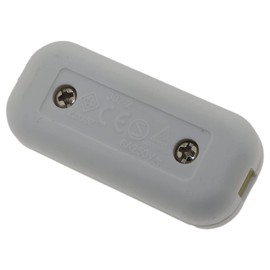 Art Deco Emporium White Dual Pole Inline Switch for Light Switches, Small Appliance or Lamp Switch Accepts upto Three Core Round or Flat Wire and Flex 6Amp 230V Double Pole Switching