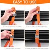 GAOHUI 4 Pack Ratchet Straps, Heavy Duty Tensioning Belts, Adjustable