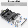 WEYLLAN AL60 Quick Release Plate Clamp Compatible with Arca Swiss,