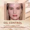 NAISSIYA Oil Control Face Pressed Powder,Matte Smooth Flawless Finishing Powder