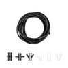 Ohleats 12PCS Windshield Washer Hose Kit, Rubber Wiper Fluid Tubing