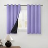 BGment Short 100% Blackout Curtains for Bedroom, Thermal Insulated Energy