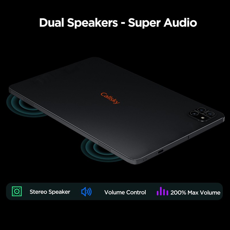 Android Tablet, 10.1 inch Android 15 Tablet with Octa-core Processor