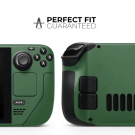 Design Skinz - Compatible with Steam Deck - Skin Decal Protective Scratch-Resistant Removable Vinyl Wrap Cover - Solid Hunter Green