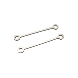 Universal Master Cylinder Reserve Tank Stay Stainless Steel Clutch Brake Nissin Brembo Radial Gale Speed ((4) 80mm 2 pieces