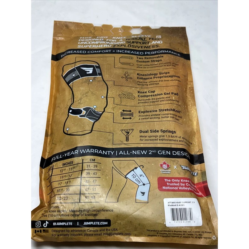 Jumplete Attakk Knee Support 2.0 Small