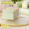 ThinkTex Plastic Expanding Hanging File Folders,Reinforced 4.72" Hanging Accordian Folder，Large