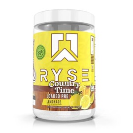 RYSE Loaded Pre Workout Powder Supplement for Men & Women | Pumps, Energy, Focus | Beta Alanine + Citrulline | 325mg Caffeine | 30 Servings - Flavor: Country Time™ Lemonade