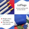 WEITBF 12 Pack 8×12 Inch Haiti Flags Haitian Flags on