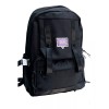 K&H Mochila Escolar Casual Happy Pines Botones Color Liso Negro