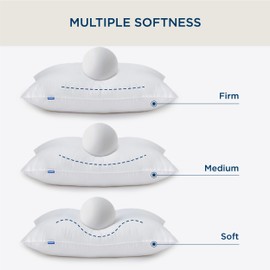 Bedsure Pillows King Size Set of 2 - King Size Bed Pillows for Sleeping, Hotel Quality King Pillows 2 Pack with Medium Support, Down Alternative Pillow for Side and Back Sleeper