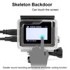 SOONSUN Side Open Skeleton Housing Case with Hollow Backdoor and