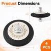 LEYURISE 4Pcs Dryer Roller Kit Compatible with GE Front Load