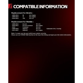 Torchbeam UF603 Ignition coil 6 pack, Compatible with 2008-2017 Odyssey, 2008-2012 Accord 3.5L, 2010-2011 Accord Crosstour, 2009-2014 Acura TL, 2009-2012 Acura RL, 2010-2014 TSX