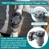 uhzz Plunger Valve for Intex Pool, Plunger Valve Connection Pool