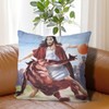 Conank Jesus Throw Pillowcase with Hidden Zipper Cozy Soft Square