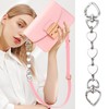 2Pcs Purse Extender Chain Silver Bag Extender Chain Purse Strap